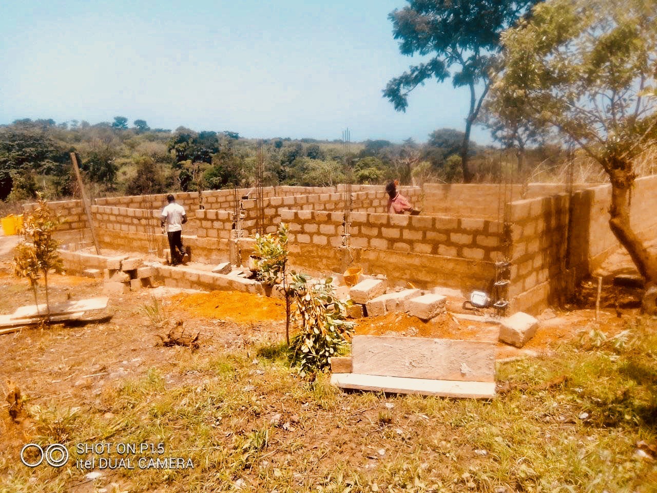 Togo - Centre Jeunes de Kougnohou - Construction du dortoir - 2022 Togo - Centre Jeunes de Kougnohou - Construction du dortoir - 2022