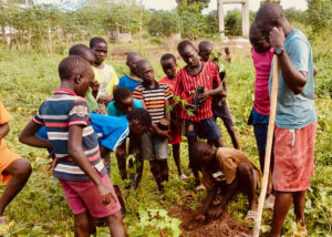 La ferme-école de Ndoumboudj sensibilise et récolte - Activités 2024