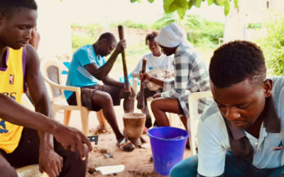 La ferme-école de Ndoumboudj sensibilise et récolte – Activités 2024