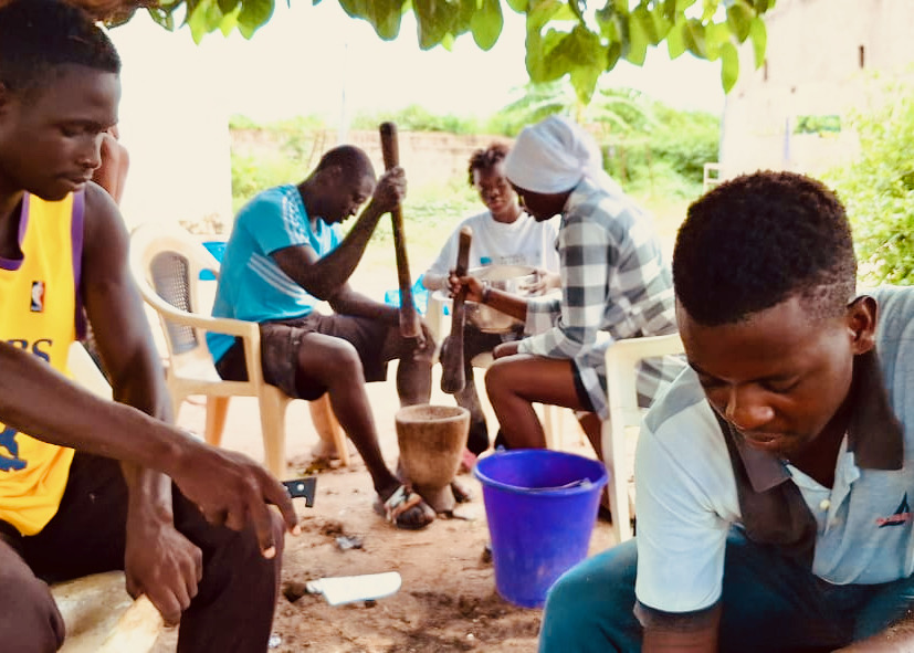 La ferme-école de Ndoumboudj sensibilise et récolte - Activités 2024