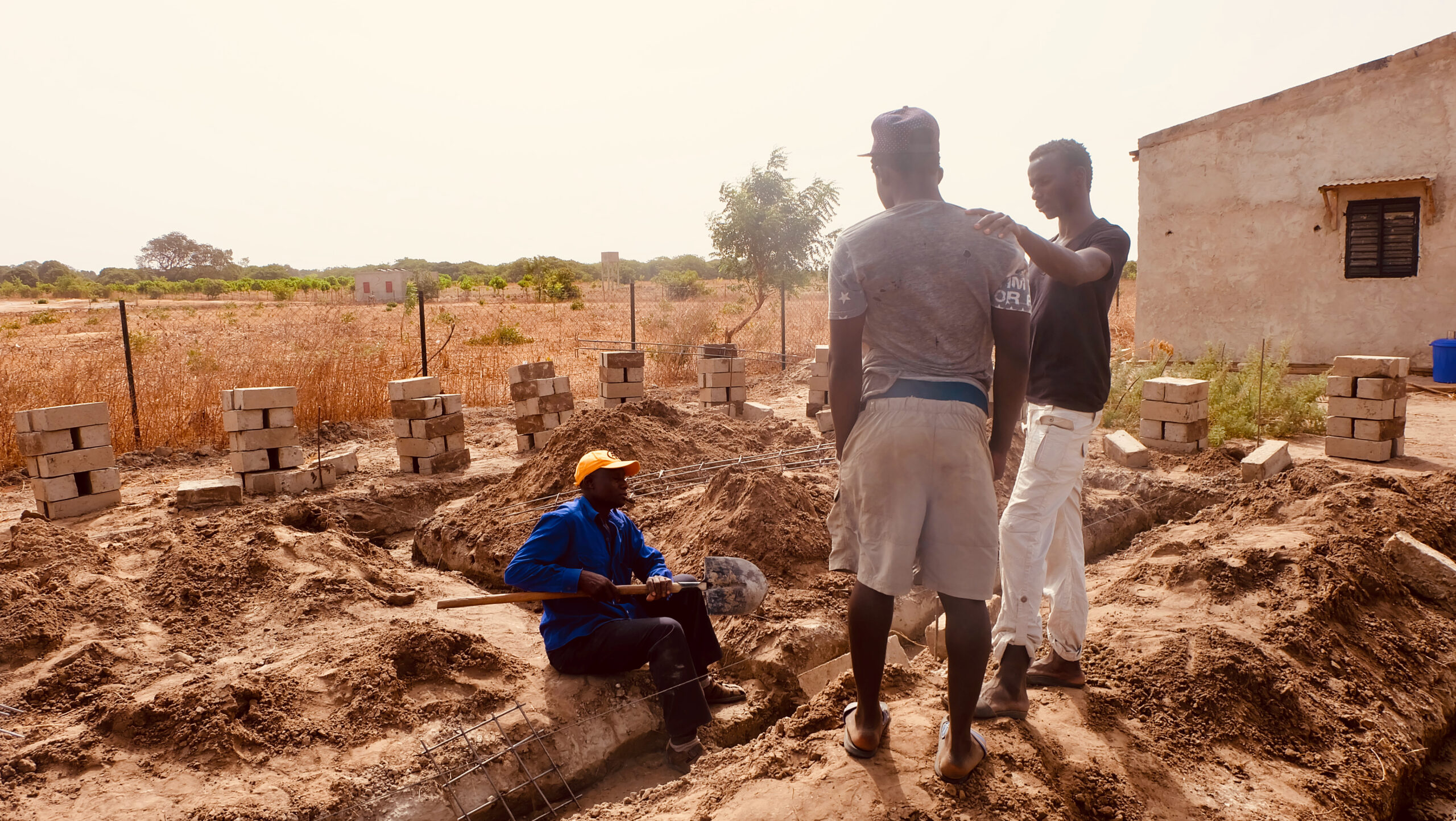 2018 - Dortoir 1 - Construction1 Sénégal - ferme-école - dortoir 1 - 2018