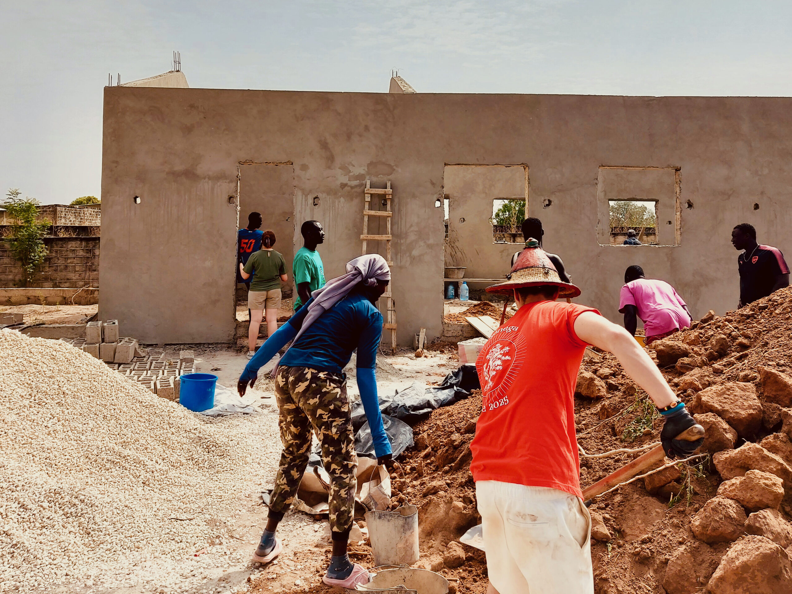 Sénégal - ferme-école - salle polyvalente - 2025 Sénégal - ferme-école - salle polyvalente - 2025