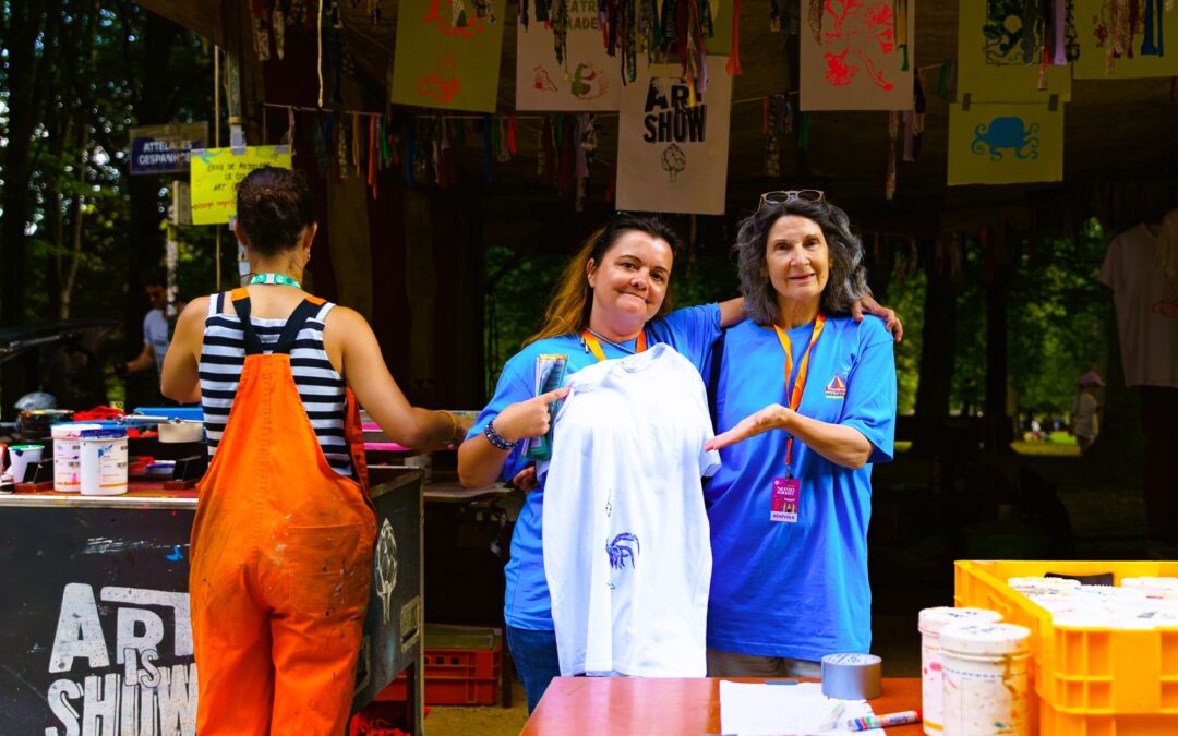 La sérigraphie Art is Show au Théâtres Nomades