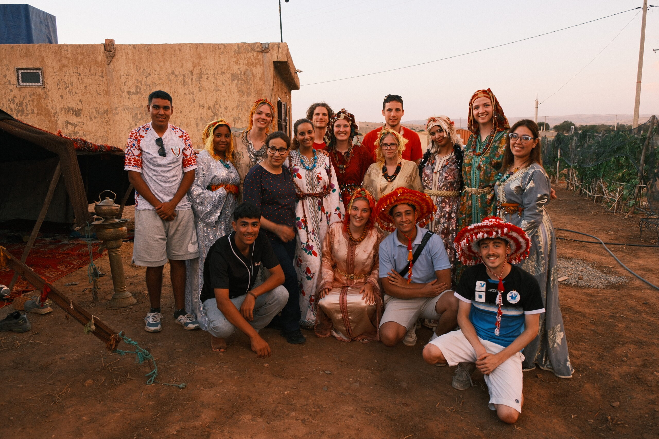 Scout Polleur en séjour d'immersion au Maroc