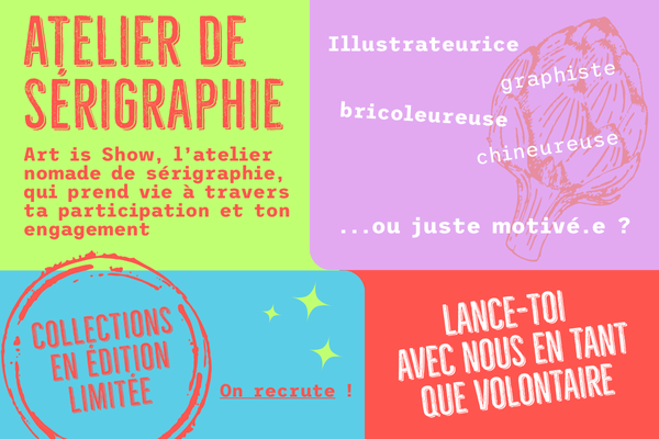 Art is Show atelier de sérigraphie