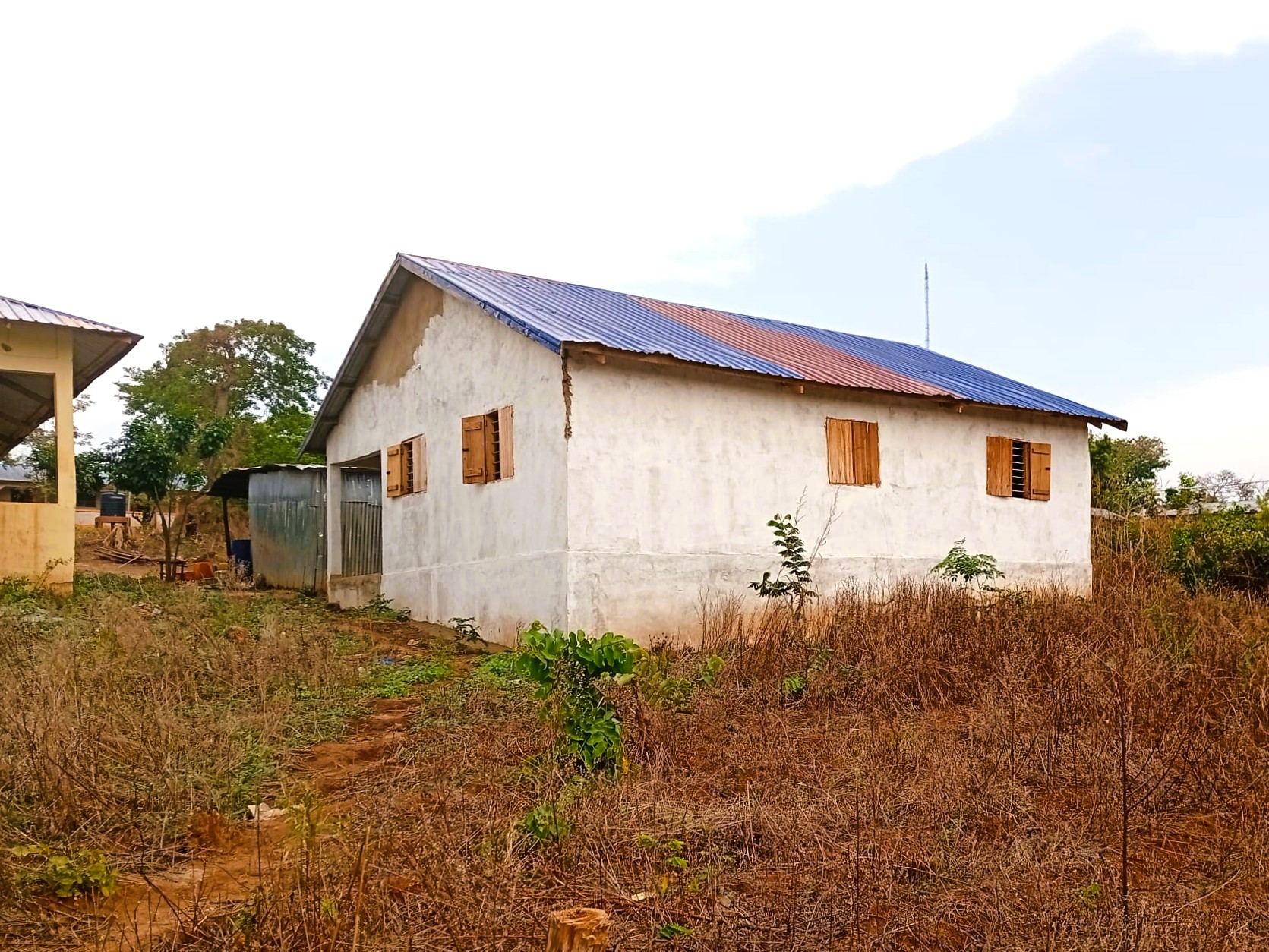 Construction de l cuisine communautaire au Centre de Kougnohou