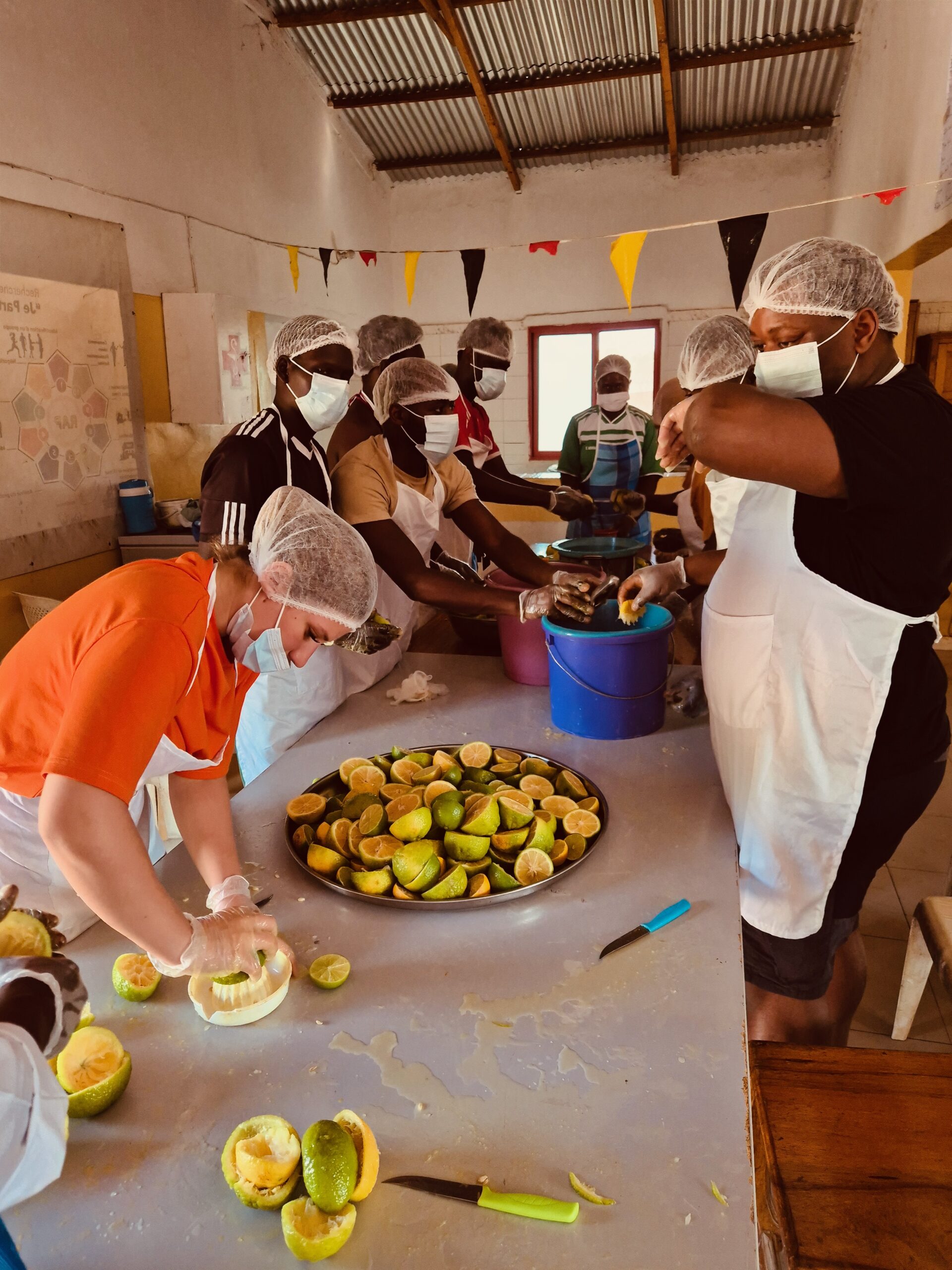 Toute une équipe de photographes au Sénégal