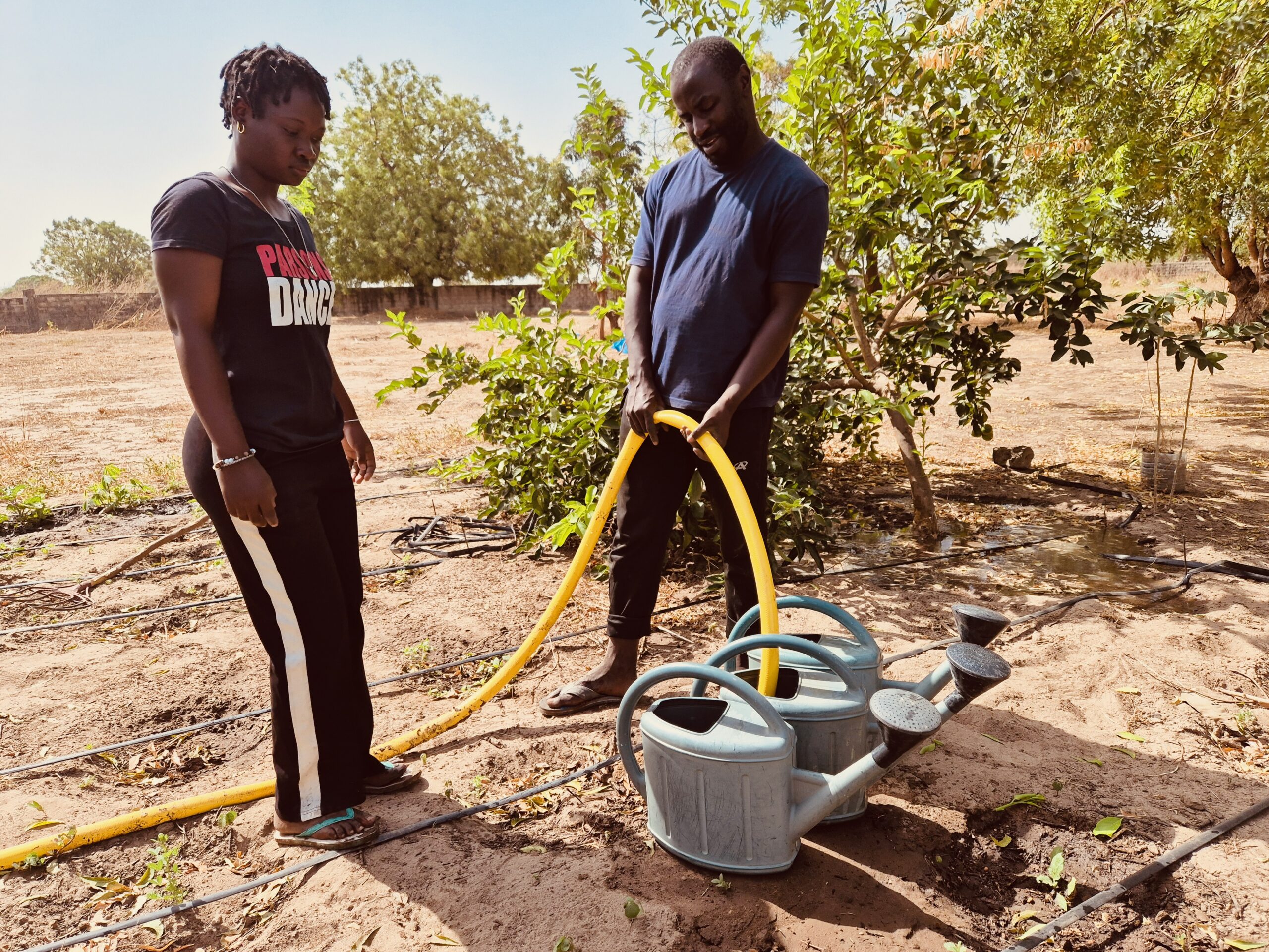 Toute une équipe de photographes au Sénégal