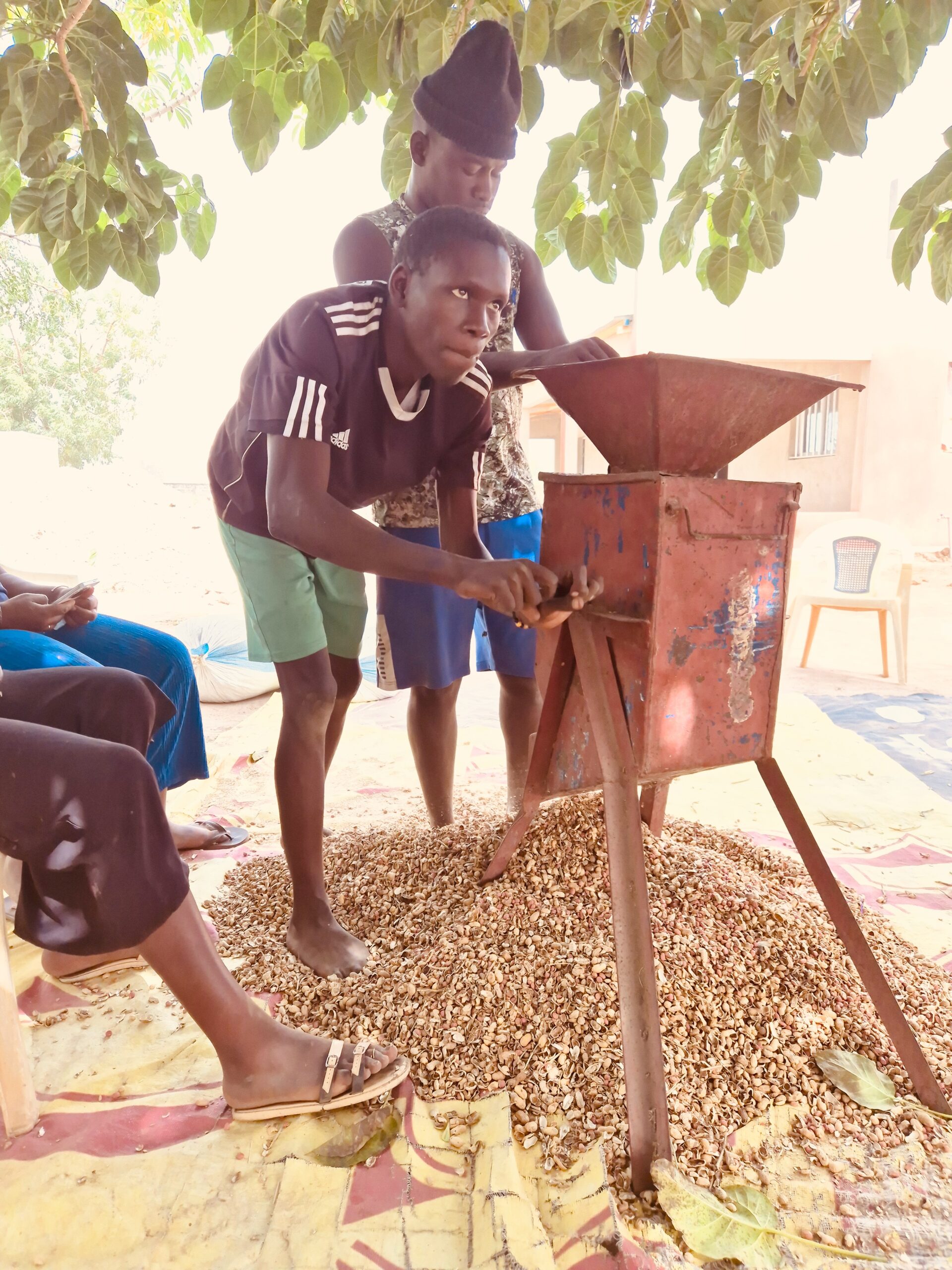 Toute une équipe de photographes au Sénégal