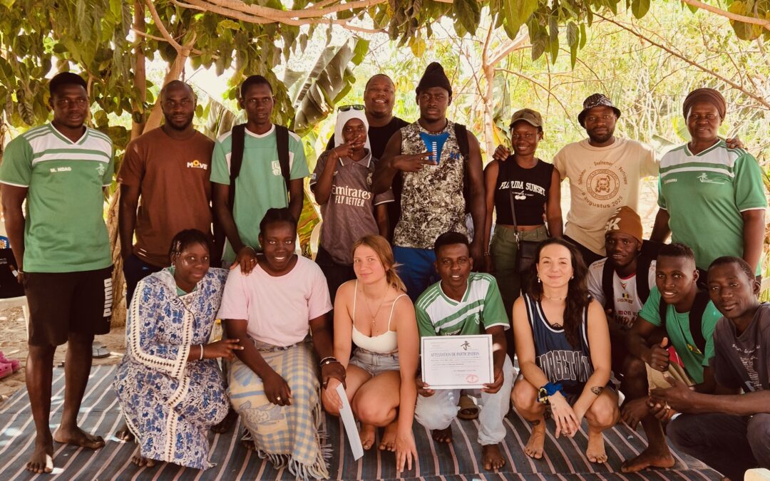 Toute une équipe de photographes au Sénégal