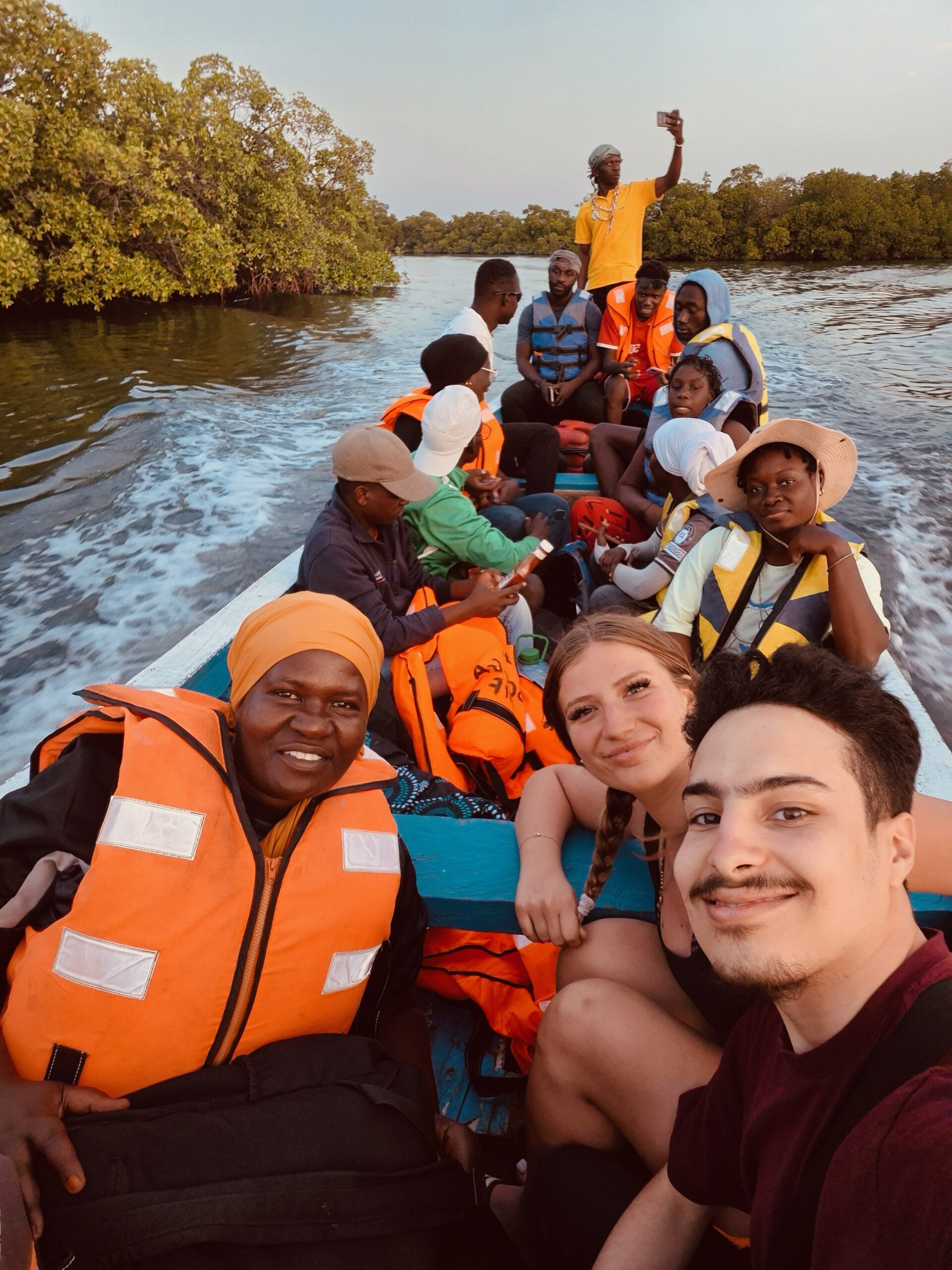 Toute une équipe de photographes au Sénégal