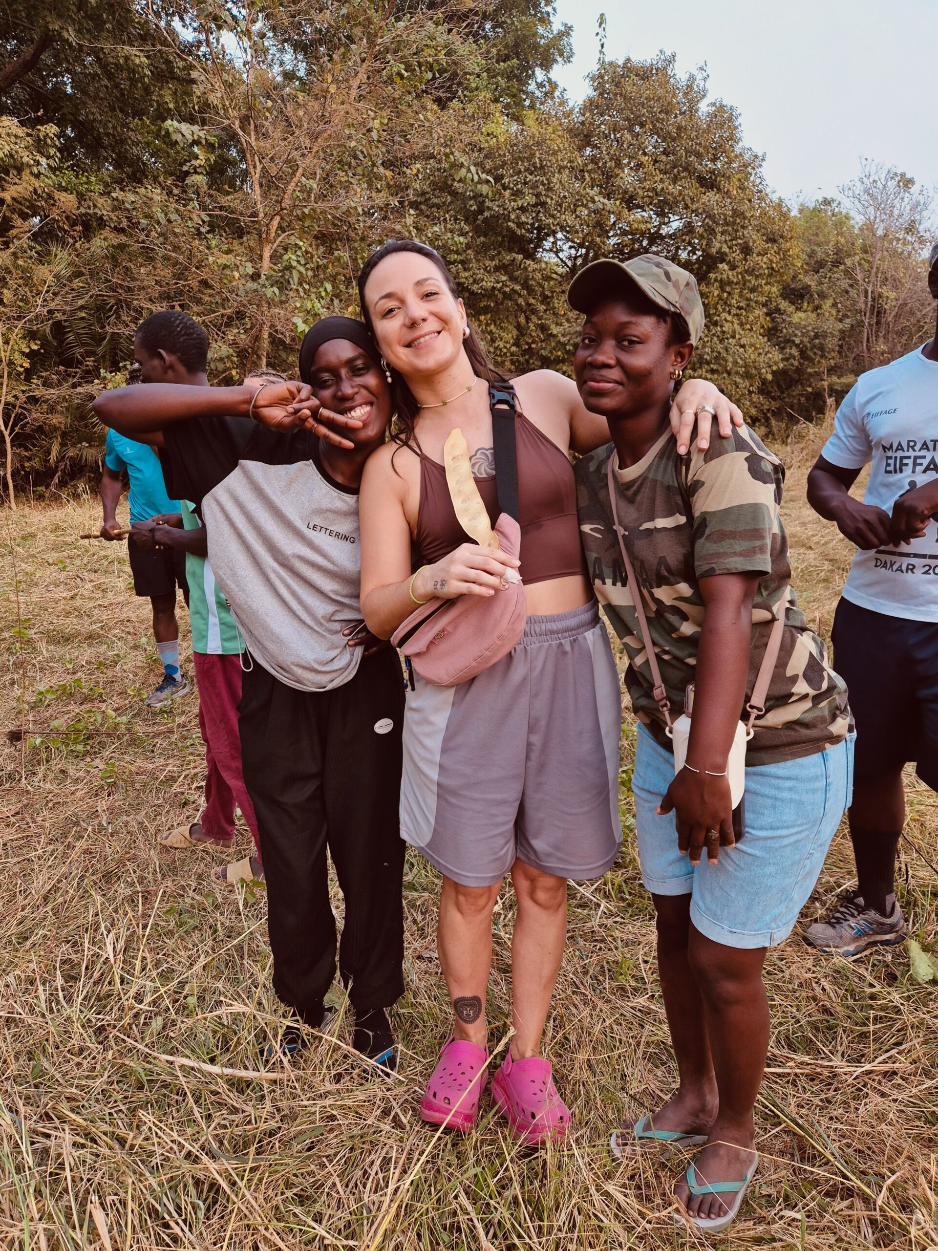 Toute une équipe de photographes au Sénégal