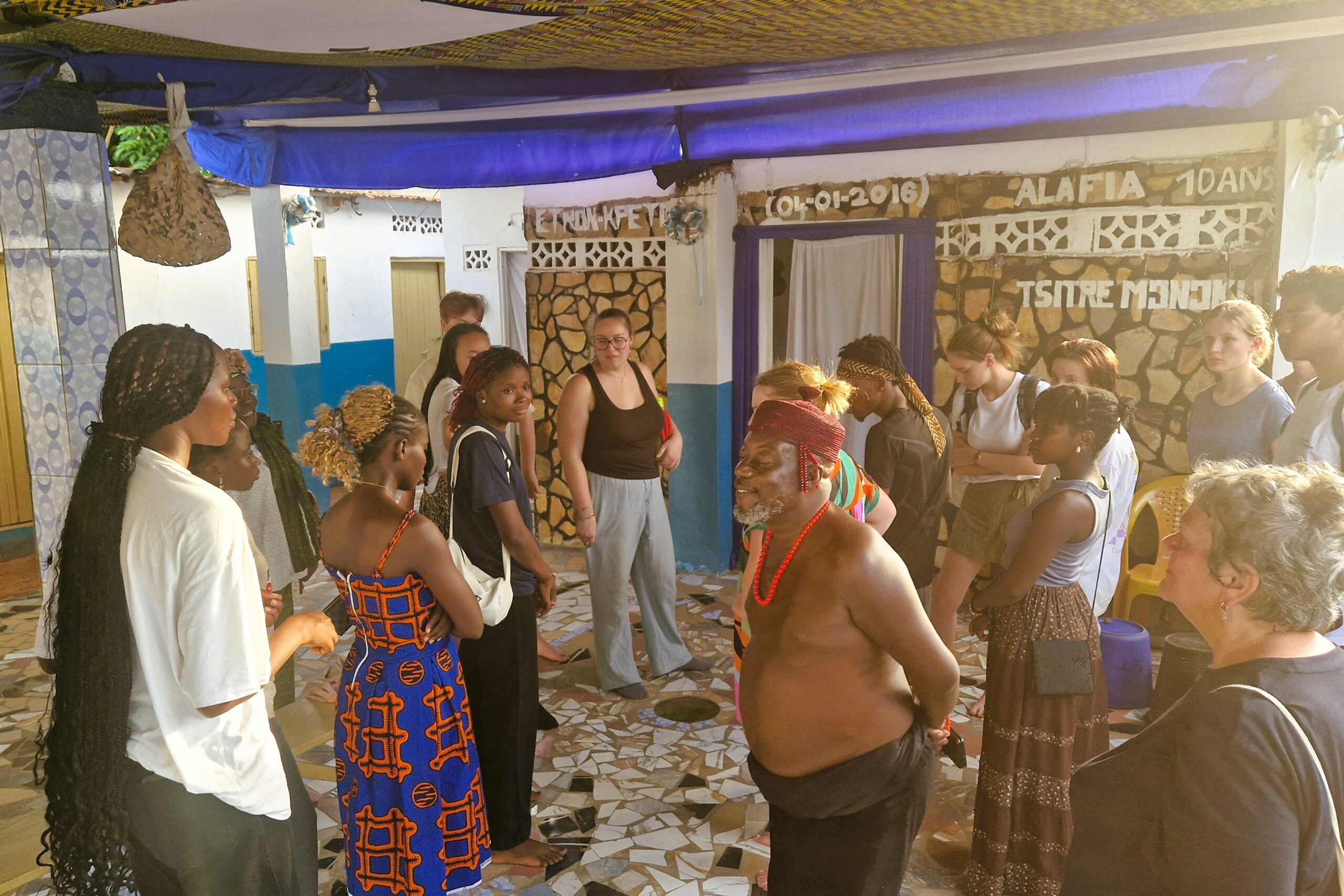 La rencontre dans l'action de l'ISJJ au Togo - projet de rencontre interculturelle au Togo