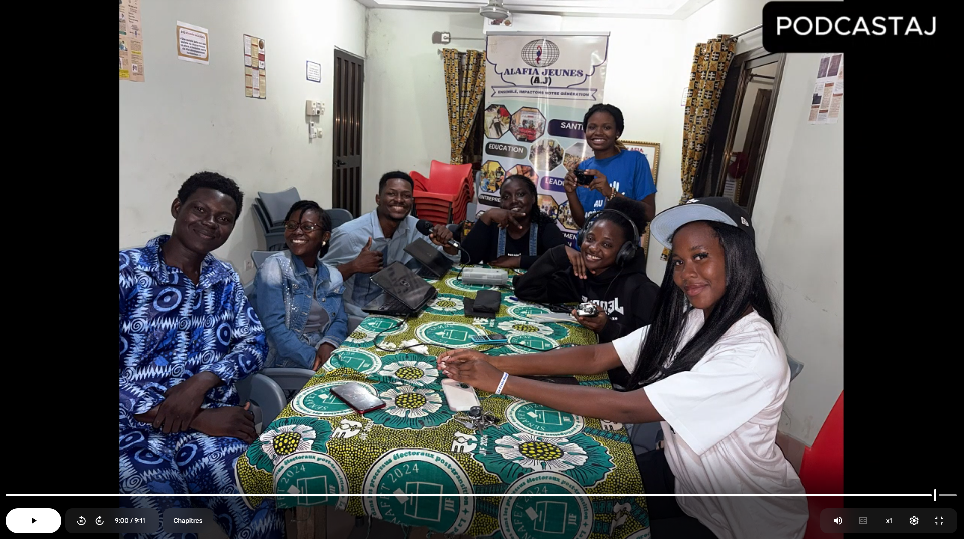 Les volontaires d’Alafia Jeunes font du podcast un levier d’impact - Togo