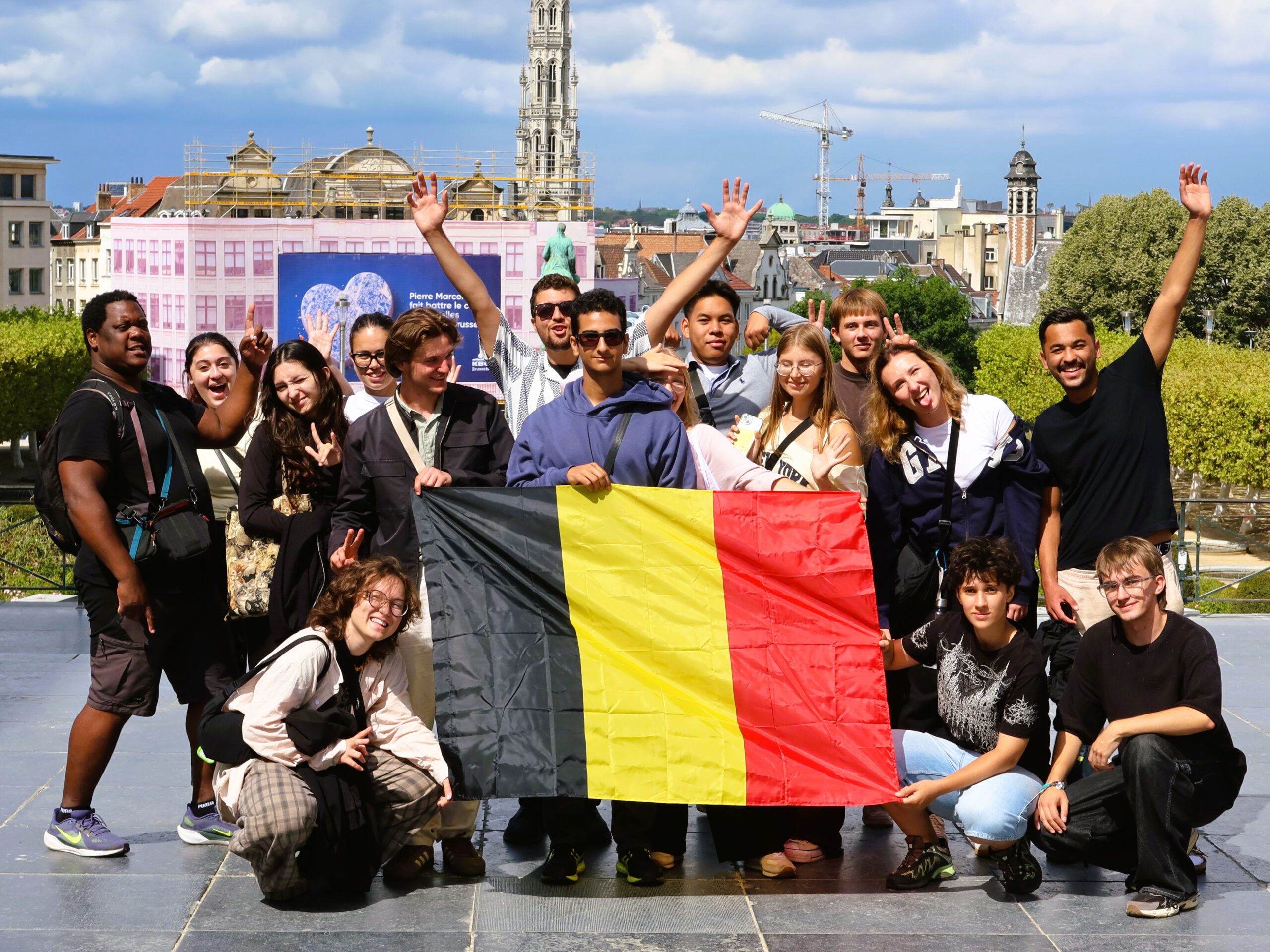 Deux Meet Up et 32 jeunes pour une dose de Belgique